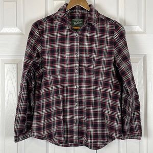 Woolrich flannel long sleeve shirt, women’s petite Medium